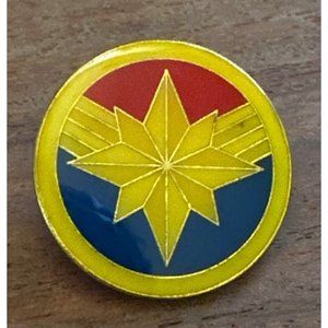 Disney Captain Marvel Avengers Pin Mickey Trading Superhero Red Blue Authentic